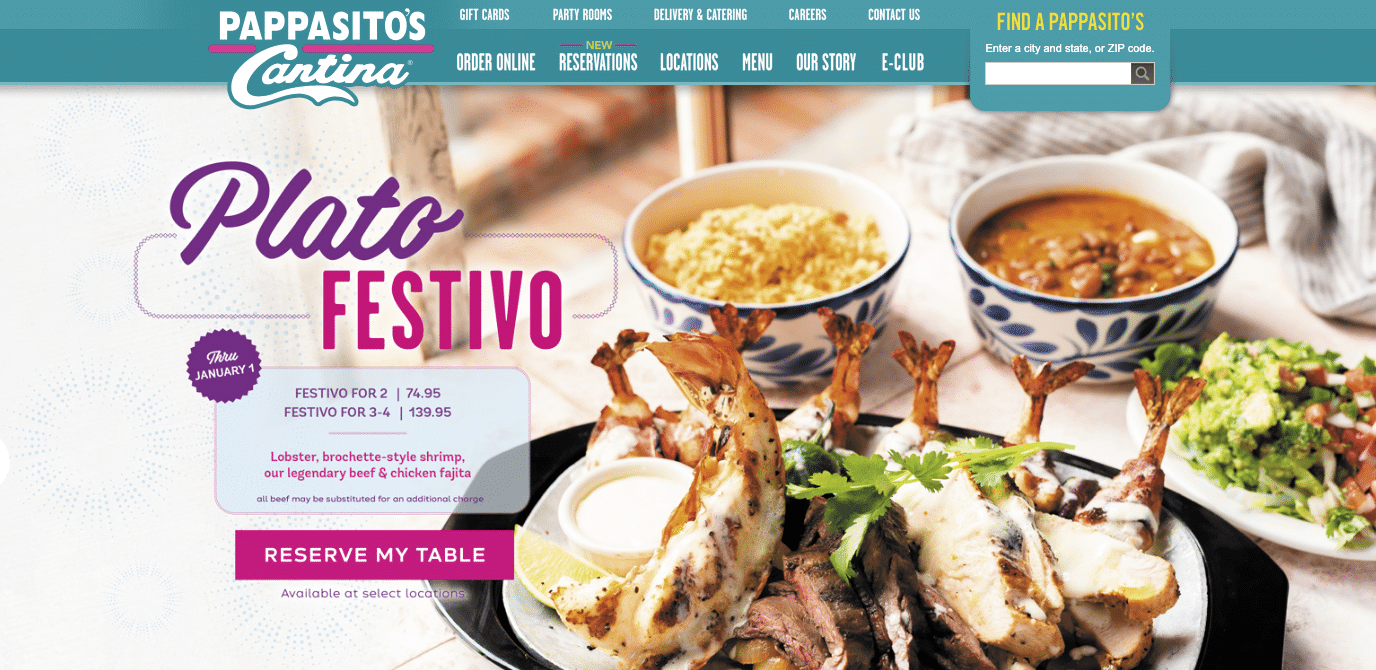 A place with varieties of Mexican food, a well-known restaurant in your city