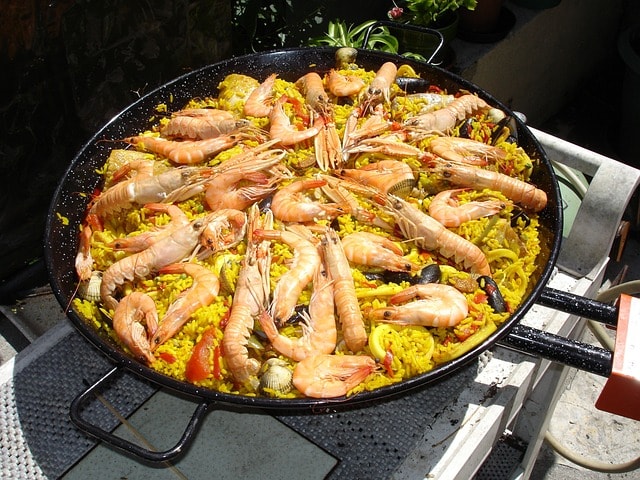 cuisine, espagnol, paella