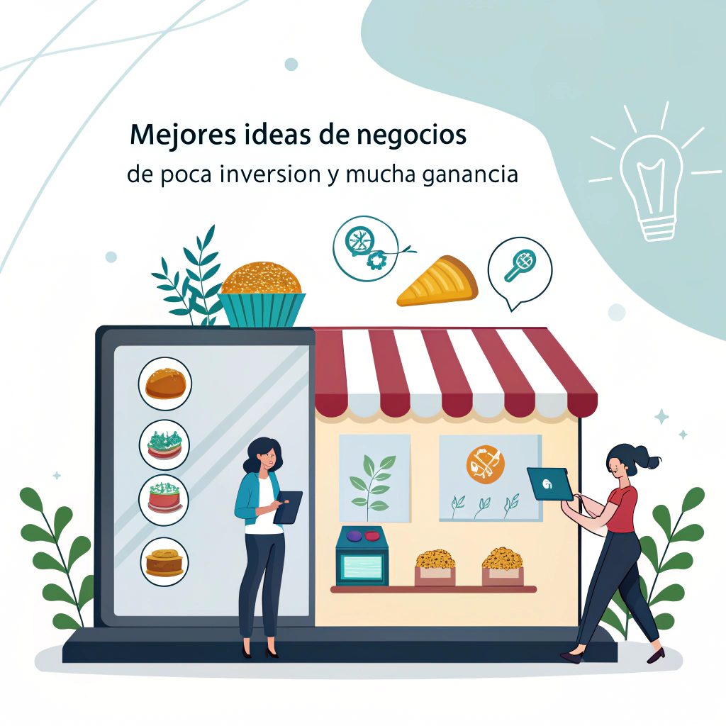 Las 10 Mejores Ideas de Negocios de Poca Inversión y Mucha Ganancia