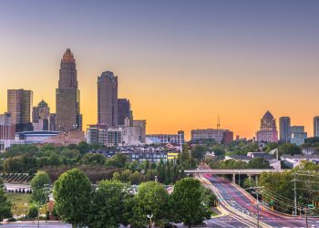 Charlotte, North Carolina, USA Skyline