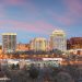 Colorado Springs, Colorado, USA downtown city skyline