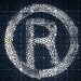 R Registered trademark symbol on non slip plastic flooring