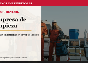 Equipo hispano preparando materiales para una empresa de limpieza