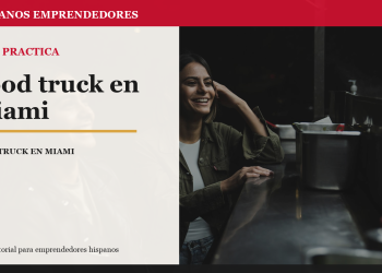 Emprendedor hispano planificando un food truck en Miami